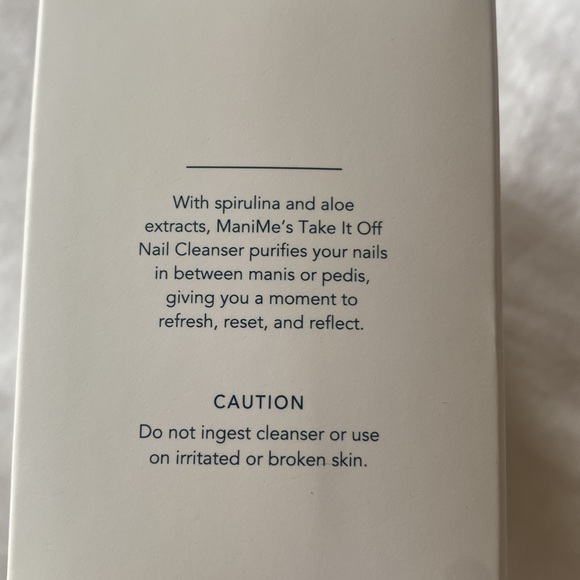 NIB ManiMe Take It Off Nail Cleanser - Picture 5 of 5